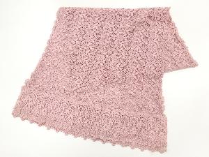 リサイクル　レース花模様ショール